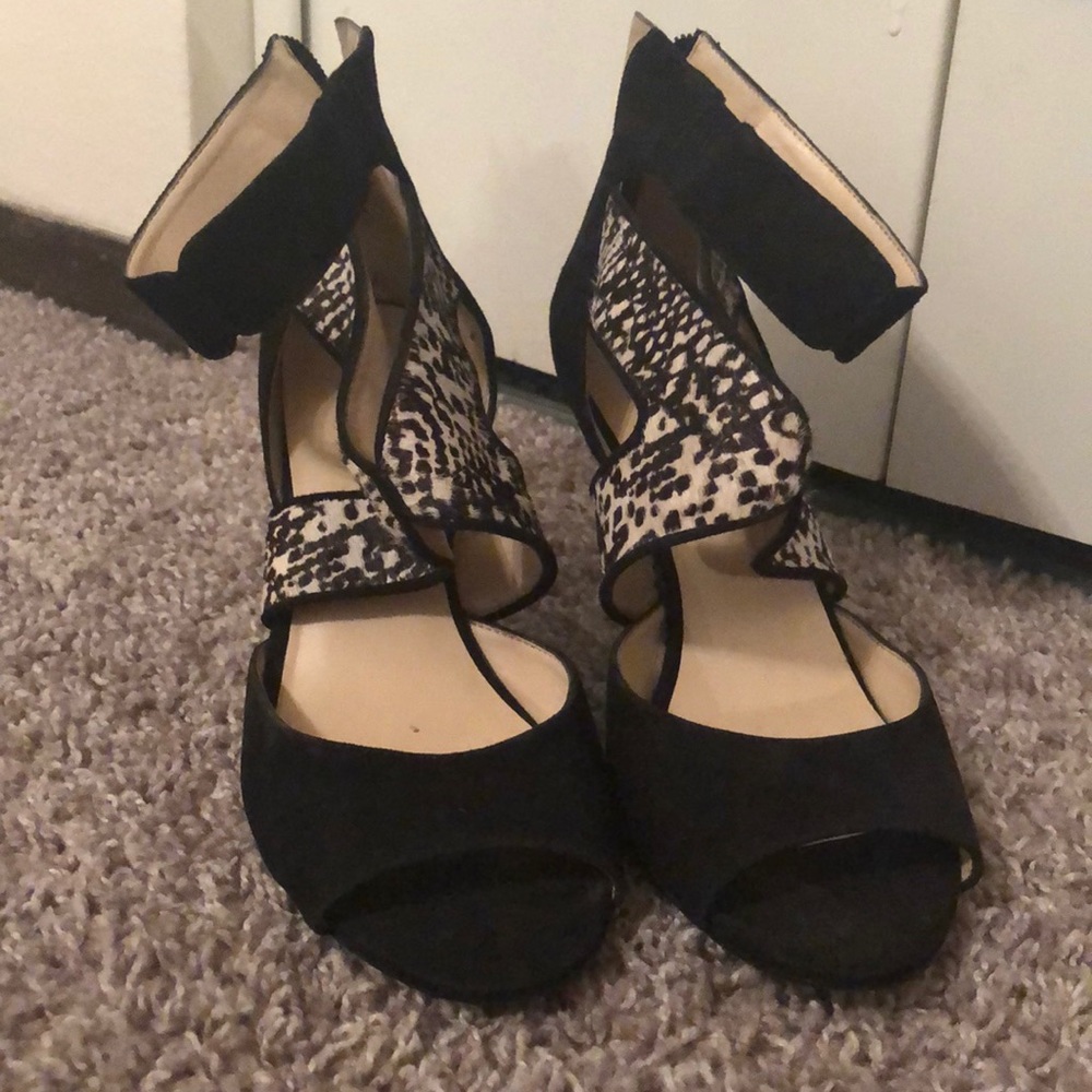Fancy Print heels